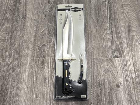 (NEW) UNCLE HENRY BOWIE KNIFE SET