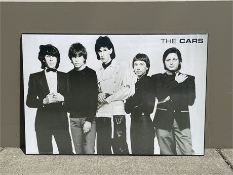 THE CARS PICTURE 3ft x 2ft