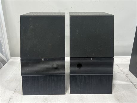 ACOUSTIC RESEARCH BOOK SHELF SPEAKERS (16.5”)