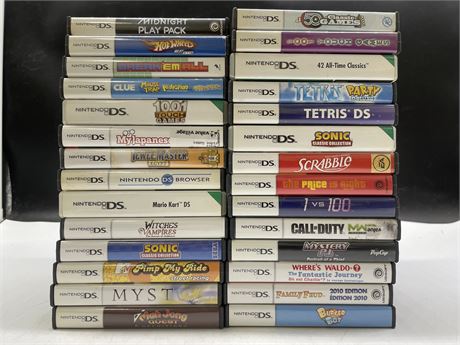 28 MISC DS GAMES