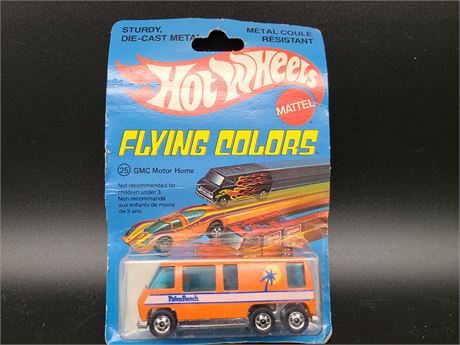 1977 VINTAGE (NEW) HOTWHEELS FLYING COLORS GMC MOTOR HOME