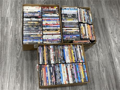 OVER 170 DVDS (3 BOXES)