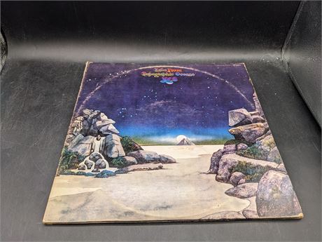 YES - TALES FROM TOPOGRAPHIC OCEANS (VG) SLIGHTLY SCRATCHED - VINYL