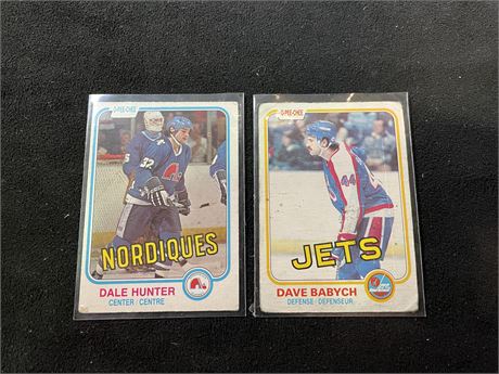 ROOKIE BABYCH / HUNTER CARDS