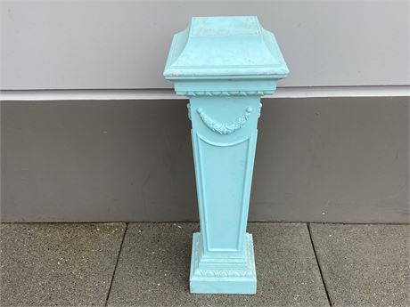 PAINTED WOOD PEDESTAL (4FT tall)