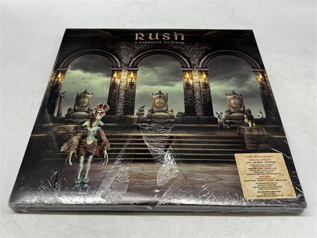 SEALED - RUSH - A FAREWELL TO KINGS 4LP BOX SET