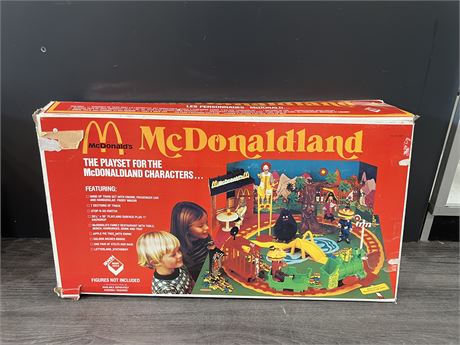 VINTAGE IRWIN TOYS 1970’s MCDONALD PLAYLAND IN BOX - COMPLETE