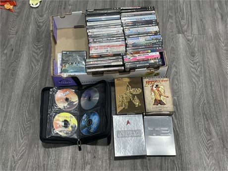 LARGE TRAY OF DVD’S