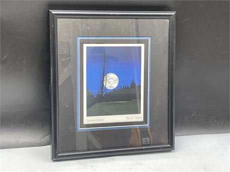 ROY VICKERS SUMMER SOLSTICE FRAMED PRINT (11”x13”)