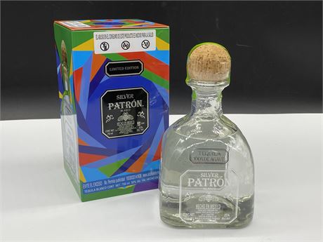 SEALED LIMITED EDITION SILVER PATRON