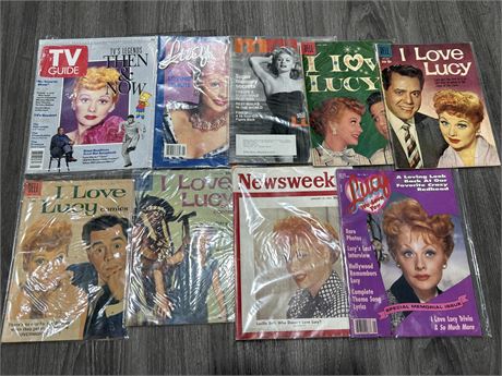 LOT OF EARLY I LOVE LUCY COMICS & MAGAZINES
