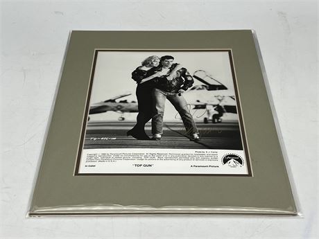 TOM CRUISE (Top Gun) SIGNED PHOTO MATTED TO 11x14” W/COA