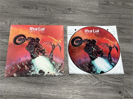 MEAT LOAF - BAT OUT OF HELL PICTURE DISC - VG (Slightly scratched)