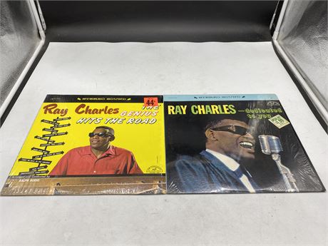 2 RAY CHARLES RECORDS - EXCELLENT (E)