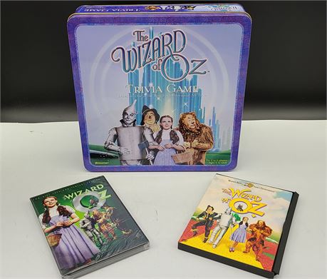 WIZARD OF OZ TRIVIA SET COMPLETE + 2 DVD'S