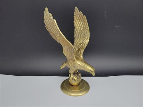 SOLID BRASS EAGLE (8"tall)