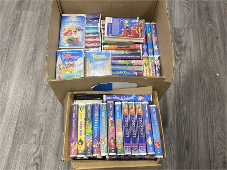 LOT OF APPROX. 70 DISNEY VHS
