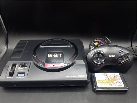 SEGA MEGA DRIVE CONSOLE (JAPANESE) WITH GAMES - VERY GOOD CONDITION
