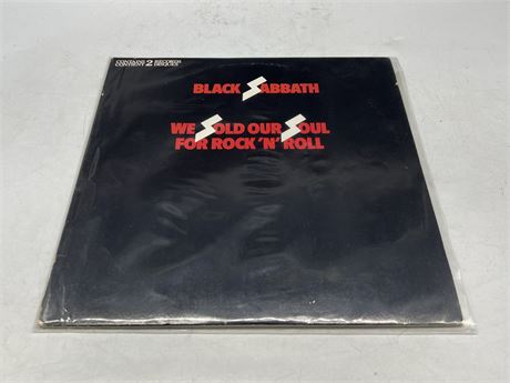 BLACK SABBATH - WE SOLD OUR SOUL FOR ROCK N ROLL - VG+
