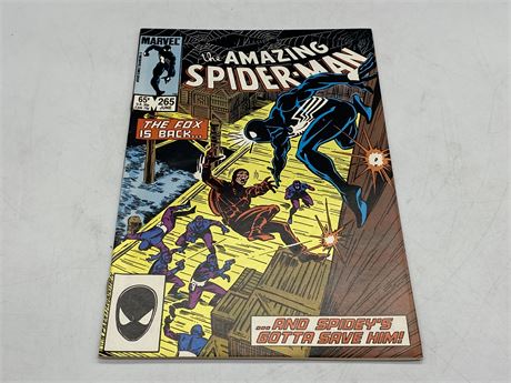 THE AMAZING SPIDER-MAN #265 / 1ST APPEARANCE SILVER SABLE