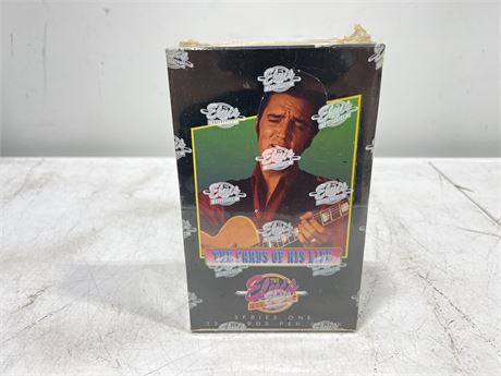 FACTORY SEALED 1992 ELVIS SERIES ONE CARD BOX