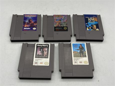 5 NES GAMES