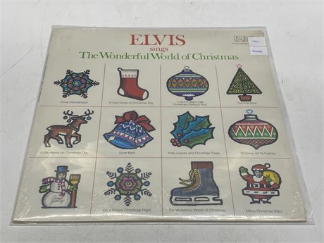 SEALED 1971 ELVIS - THE WONDERFUL WORLD OF CHRISTMAS