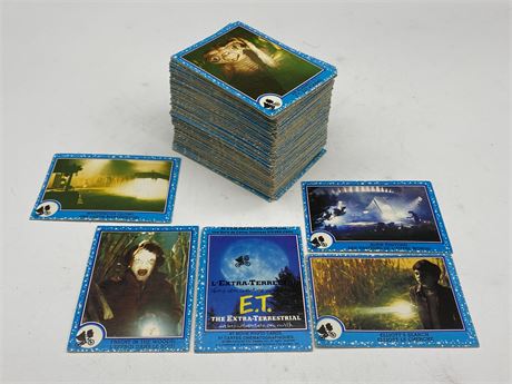 LOT OF 1982 E.T. TRADING CARDS W/SOME DUPLICATES