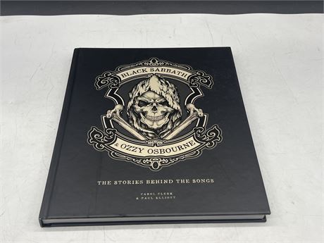 BLACK SABBATH & OZZY OSBOURNE THE STORIES BEHIND THE SONGS HARD COVER BOOK