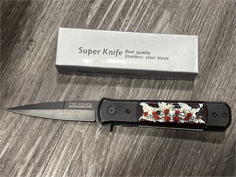 NEW TAC-FORCE FOLDING KNIFE (8”)