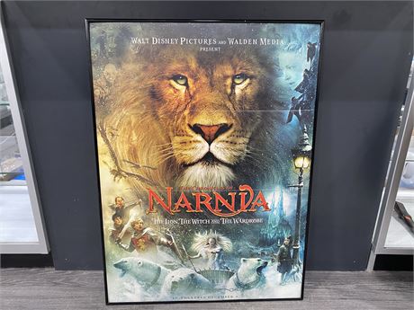 FRAMED NARNIA THE LION, THE WITCH AND THE WARDROBE PRINT 27”x36”