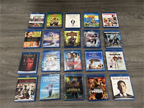 20 BLUE RAYS, EXCELLENT CONDITION