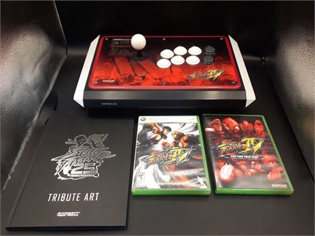 STREET FIGHTER ANNIVERSARY FIGHT STICK / GAME / ARTBOOK - EXCELLENT CONDITION