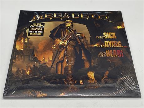 SEALED MEGADETH - THE SICK THE DYING AND THE DEAD 2LP 180G