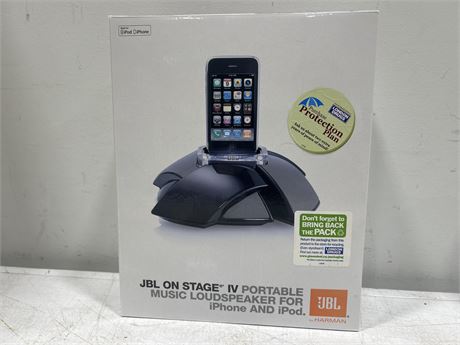 JBL ON STAGE IV PORTABLE MUSIC SPEAKER NEW IN BOX