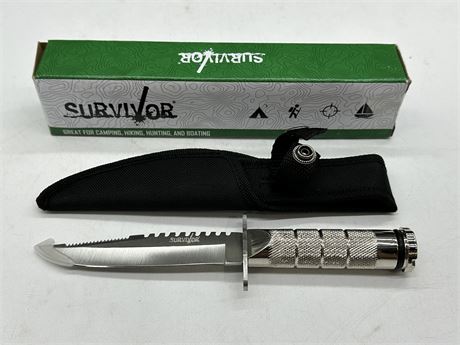 NEW SURVIVOR KNIFE (5” BLADE)