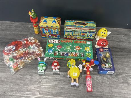 LOT OF M&M COLLECTABLES