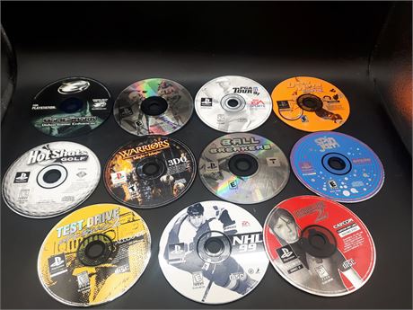 COLLECTION OF LOOSE PS ONE GAMES - CONDITION VARIES