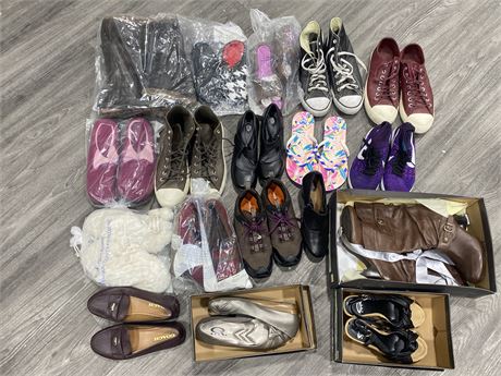 FOOTWEAR LOT - MOSTLY WOMENS / MANY NEW