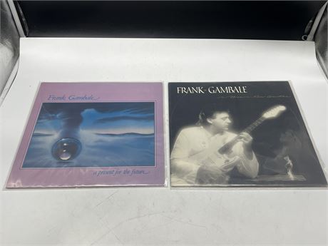2 FRANK GAMBALE RECORDS - EXCELLENT (E)