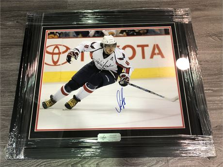 AUTHENTIC ALEXANDER OVECHKIN SIGNED PICTURE (26”W x 22”T)