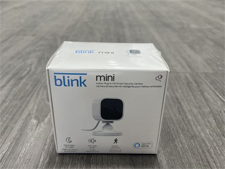 SEALED NEW BLINK MINI SMART PLUG IN SECURITY CAM