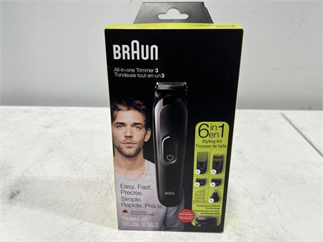 (NEW) BRAUN ALL IN ONE TRIMMER 3