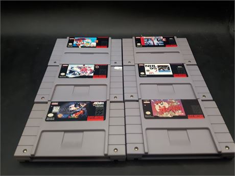 COLLECTION OF SNES GAMES