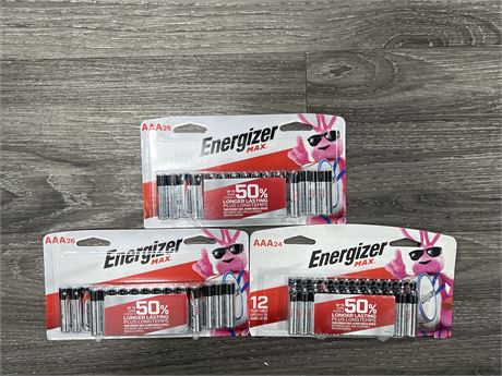 (NEW) ENERGIZER AAA26 / 24 BATTERIES