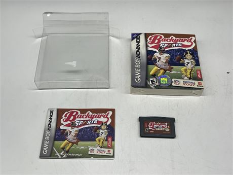 BACKYARD SPORTS - GAMEBOY ADVANCE COMPLETE W/BOX & MANUAL - EXCELLENT COND.