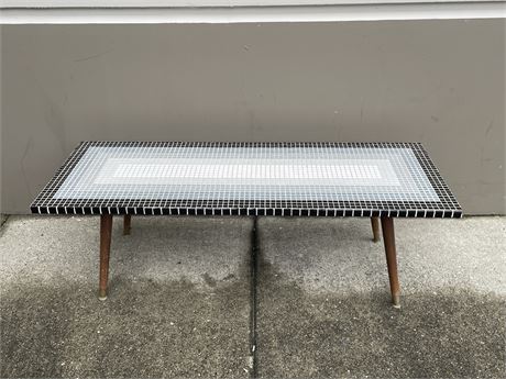 MCM MADE IN JAPAN MOSAIC COFFEE TABLE - 48”x18”