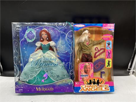 NEW THE LITTLE MERMAID BARBIE & NOS CHARLIES ANGLES FIGURE