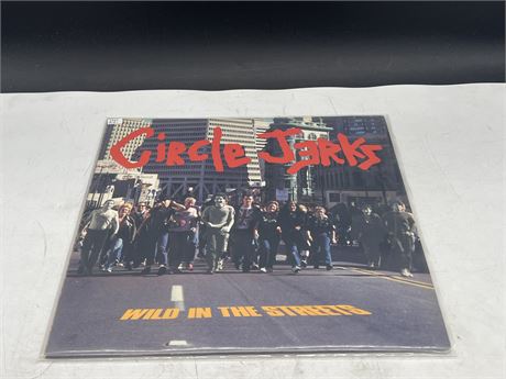 1982 PRESS - CIRCLE JERKS - WILD IN THE STREETS - VG (SLIGHTLY SCRATCHED)