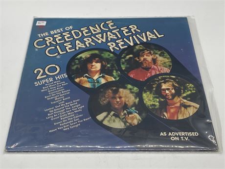 THE BEST OF CREEDENCE CLEARWATER REVIVAL - 20 SUPER HITS - VG+